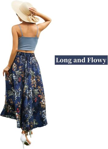 Maxi Skirts for Women with Pockets Long Midi Length Casual Skirt for Beach Party Holiday in Saudi Arabia