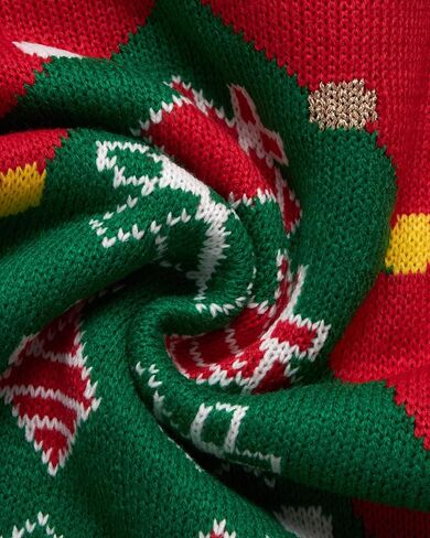 Girls' Ugly Christmas Sweater - Holiday Party Novelty Crew Neck Pullover - Ugly Xmas Sweaters for Kids (Sizes: 4-16) in Kuwait