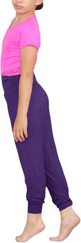 Kids' Loose-Fit Harem Pants for Girls – Casual Baggy Trouser for Sports & Dance in Kuwait