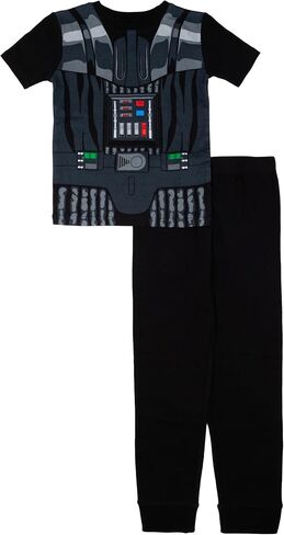 STAR WARS Boys' 2-Piece Snug-fit Cotton Pajama Set, Soft & Cute for Kids in Saudi Arabia