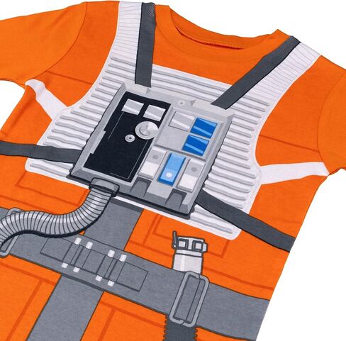 STAR WARS Boys' 2-Piece Snug-fit Cotton Pajama Set, Soft & Cute for Kids in Saudi Arabia