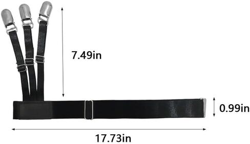Adjustable shirt stays for men，Shirt wrinkle anti slip fixing clip，elasticity thigh garter belt in Saudi Arabia