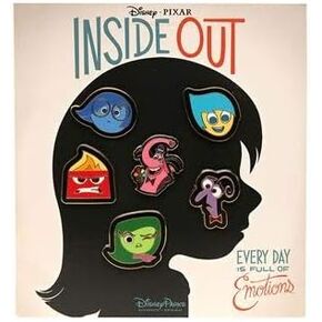 Disney Pin - Inside Out - Sadness Fear Anger Disgust Joy Bing Bong - Booster Pack