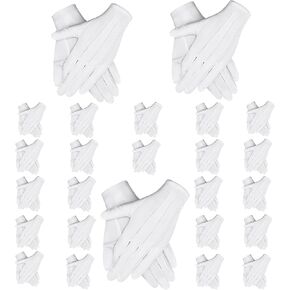 White Gloves Men Marching Band Gloves Mens Bulk Uniform Gloves Men Can Be Used As White Parade Gloves Usher Uniforms in Kuwait