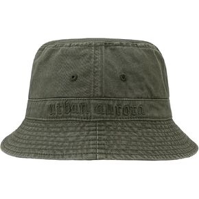 Bucket Hats for Women Men Washed Cotton Sun Hat Fishing Hiking Cap Packable Summer Outdoor Travel Beach Hat