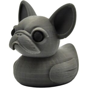 French Bulldog Duck Figurine - Car Dashboard Duck Décor - Funny 4x4 Ducking Gift - Cute Dog Rubber Duck Alternative - Collectible Frenchie Duck for Hiding - Car Accessories – 3D Printed in Canada