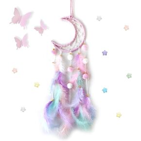 Pink Moon Dream Catcher Decor