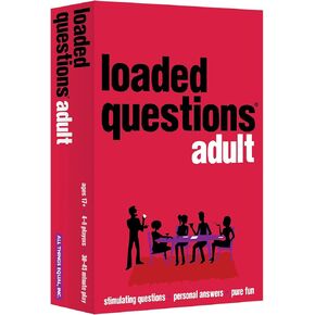 All Things Equal, Inc. ADULT LOADED QUESTIONS, a Rousing Adult Party Game, Over 300 Suggestive, Silly, Stimulating Questions, 4 to 6 Players, for Ages 17 and up