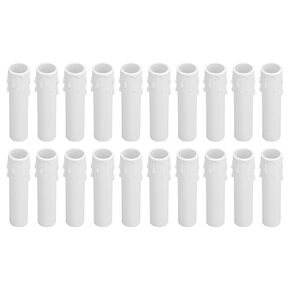 Candle Drip Sleeves, 20PCS 4Inch Tall Antique Drip Candle Socket Covers Candelabra Base E12 Socket Covers Plastic Candle Covers Sleeves for Chandelier