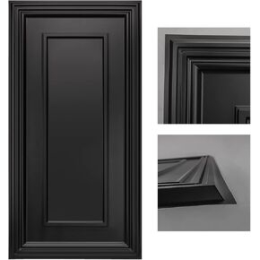 Art3d Drop Ceiling Tiles, 24x48in. Black (12-Pack)