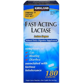 Kirkland signature fast acting lactase, (4 Pack) 720 caplets