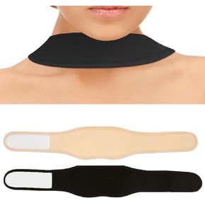 2 PCS Trach Covers for Tracheostomy, Neck Stoma Cover Breathable Dust, Tube Holder Adjustable Tracheostomy Supplies Dust, Neck Trachea Protector Adjustable Tracheostomy Supplies for Women and Men