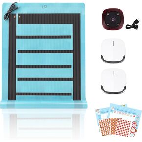 Bed Wetting Alarm for Boys, Improving Bedwetting in Children, Make Children Confident, No Need to Wear, Comfortable Material for Lying Down Directly, Two Alarm Devices, Bedwetting Alarm