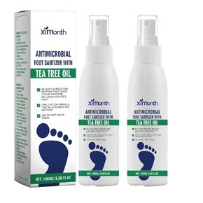 2PCS Foot Spray with Tea Tree Oil,Tea Tree Oil Feet Spray,Foot & Shoe Freshness,Quick-Drying and Travel-Friendly