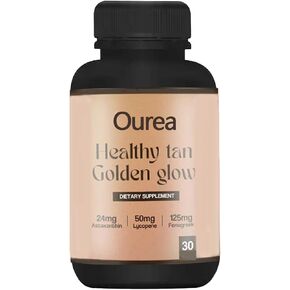 Ourea من أجل التوهج الطبيعي ، 30 كبسولات يومية Supertanning