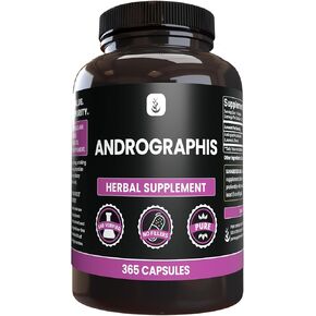 PURE ORIGINAL INGREDIENTS Andrographis Paniculata, (365 Capsules) Always Pure, No Additives Or Fillers, Lab Verified