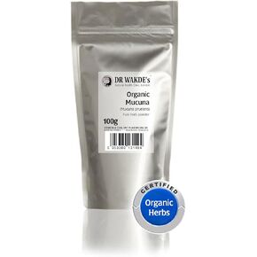 DR WAKDE's Mucuna Powder (Velvet Bean | Kapikacchu) - 100g (3.5oz) | Pure, Raw & Dried Powder | Ayurvedic Herb | Vegan | All Natural