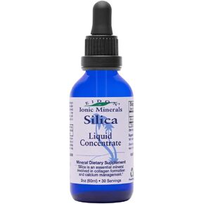 Eidon Ionic Minerals Liquid Silica Mineral Concentrate - Silica Supplement for Hair, Skin and Nails, Silica Drops to Support Collagen Production, Joint and Bone Health, Helps Manage Calcium - 18 oz