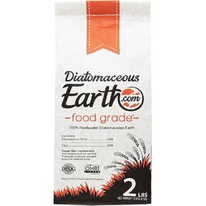 DiatomaceousEarth 2 Lbs Food Grade - 100% Organic All Natural Diamateous Powder - Diametaceous for Humans is Safe Around Children - Includes Free Scoop