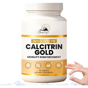 Calcitrin Gold, Mobility Reinforcement, Suitable for Men, Elderly and Women - 60 Tablets (1)