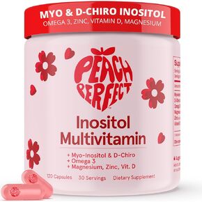 إنوسيتول مسحوق متعدد الفيتامينات ، نكهة الفراولة Acai-4G Myo-Inositol & D-Chiro inositol ، Dim ، الزنك ، الغليسينات المغنيسيوم ، فيتامين D3-يدعم صحة المرأة ، دورة ، الطاقة ، 30 SVG