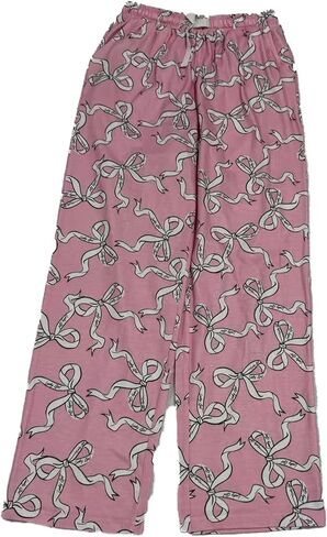PATPAT Unisex Kids Plaid Pajama Pants – Soft Lounge Sleep Bottoms with Elastic Waist and Pockets, Ages 5–14 Years in Saudi Arabia