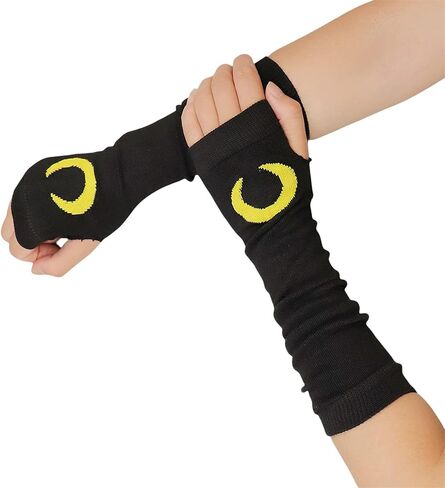 Punk Alt Arm Warmers for Women Knitted Y2k Fashion Goth Long Rave Emo in Kuwait