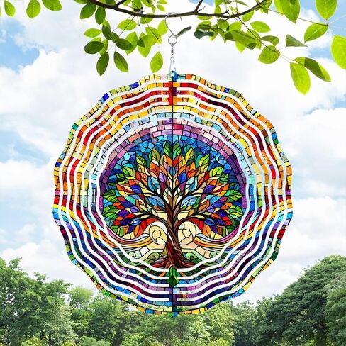 3D Gingerbread Wind Spinner 10 Inch Kinetic Wind Spinners Hanging Stainless Steel Holiday Ornament for Festive Home and Garden Christmas Decor in Kuwait