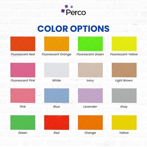 ملصقات تسعير باللون البرتقالي الفلوريسنت من Perco لمسدس السعر Monarch 1131 - غلاف واحد، 8 بكرات، 20,000 ملصق تحديد الأسعار - مع بكرة حبر متضمنة in Kuwait