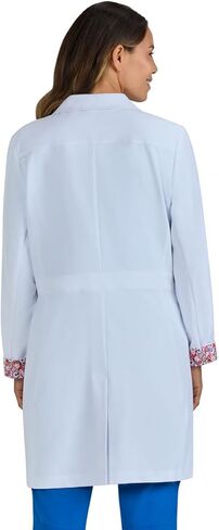 Koi Essentials Fusion Women's Pearlescent Button-Front 4-Pocket 34.5 "Lab Coat in Saudi Arabia