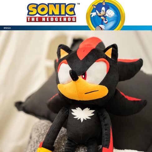 Franco Sonic Shadow The Hedgehog Anime Kids Bedding Super Soft Plush Cuddle Pillow Buddy, One Size, (Officially Licensed Product) in Saudi Arabia