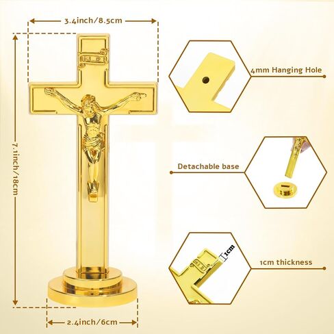 5PCS Cross My Heart, Encouragement Gift, Wooden Pocket Cross, Handheld Wooden Cross, Clinging and Praying, Fingertip Stress Relief Religious Gifts in Kuwait