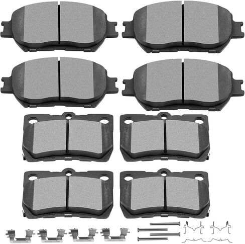 Ceramic Brake Pads Kits,SCITOO 8pcs Brakes Pads Set fit for 2011-2017 for Honda Odyssey in Kuwait