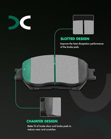 Ceramic Brake Pads Kits,SCITOO 8pcs Brakes Pads Set fit for 2011-2017 for Honda Odyssey in Kuwait