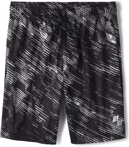 The Children's Place Boys' Basketball Shorts, Navy Print, Small in Kuwait