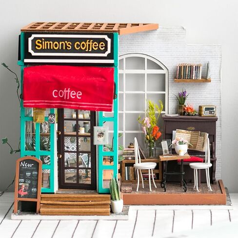 Rolife 1:20 Miniature House Kits-Tiny House Kit-DIY Miniature Dollhouse Kits for Adults-Model Building Craft Kits-Hobbies Gifts for Women and Men in Kuwait