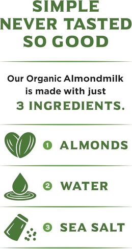 Califia Farms - Organic Unsweetened Almond Milk, 32 Oz (Pack of 6), Dairy Free, Vegan, Plant Based, Keto, Vegan, Gluten Free, Non GMO, USDA Organic in Saudi Arabia