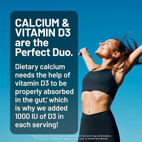 Naturewise عالية النقاء ، الكالسيوم الطبيعي 1250mg + فيتامين D3 1000iu + زيت جوز الهند العضوي MCT-الحمل آمن + غير واري المجردة للامتصاص-ودية الامتصاص ، خالية من الغلوتين-60 ناعمة [إمدادات مدتها 30 يومًا] in Kuwait