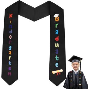 Diueoly Kindergarten Preschool Graduation Sash Graduation Stole Class of 2025 Unisex Kindergarten Preschool Graduation Gifts