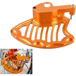 برتقالي فرامل فرامل فرامل فرامل دوار واقي واقي واقي متتوفر مع KTM 125-450 XC/XCF/SX/SXF 2015 SX/SXF/XC/XCF/EXCF/XCW/TPI/SD/6D 125-500 2016-2023 انظر التزايد