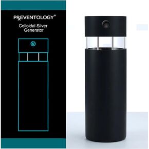 Colloidal Silver Generator. Best-in-Class, The CS Pro is Full Featured with One Touch UI. Guaranteed Professional Colloidal Silver for Pennies an Ounce. (Black)