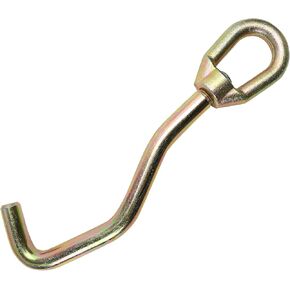 Round Nose Sheet Metal Hooks, Car Puller Set, Collision Pulling Clamps, Frame Machine Tools and Equipment with Swivel Head for Practical Auto Body Repair, Dent Remove (Gold, 1PC)