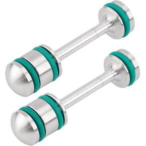 2pcs LS Oil Diverter Barbell, High Performance Aluminum Alloy Oil Gallery Plug for Gen III/IV Engines LS1/2/3/6, L92/99/33, LQ4/9, 4.8/5.3/5.7/6.0/6.2L