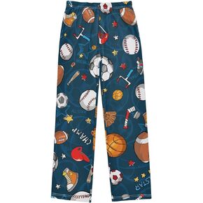 Fisyme Pajama Pants Soft Elastic Waist Long Pajama Bottoms Sleep Lounge Pj Pants