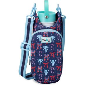 حقيبة حبال لزجاجات المياه من سويج لايف، حامل زجاجة مياه مع حزام قابل للتعديل، حقيبة حامل زجاجة مياه مع جيب هاتف بسحاب، تحمل زجاجات مياه 36oz، ملحقات زجاجة مياه (الجنة) in Kuwait