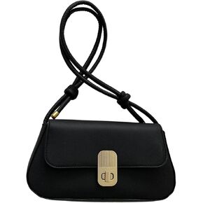 SweatyRocks Women's PU Leather Underarm Shoulder Bags Knot Strap Handbag
