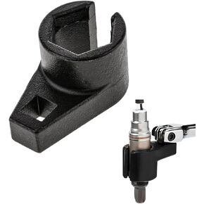 Oxygen Sensor Socket, 3/8-Inch Drive by 7/8-Inch 22mm Oxygen Sensor Socket O2 Sensor Remover, Offset 6-Point Oxygen Sensor Socket Wrench for Most Cars, Car Accessories