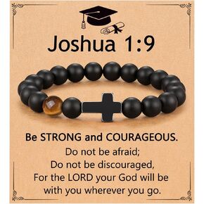 Bible Verse Christian Graduation Gifts for Him Boys, Cross Bracelet for Son Grandson Nephew Boyfriend Brother Freinds in Saudi Arabia
