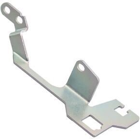 Throttle Cable and Kickdown Cable Bracket Compatible with Edelbrock Performer, Thunder AVS and All Quadrajet-style Carburetors Fits TH350, 700-R4, and 200-4R Cables Gold Anodized