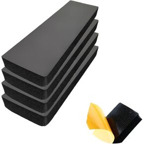 4 PCS GRAGE GANTER IMPANT FOAM ، FOAM SELF-DOOR DOOR LATINISION PUMPER FOAM ، رغبات وسادة NBR لمساعدة مواقف المستودعات ، إكسسوارات السيارات العالمية